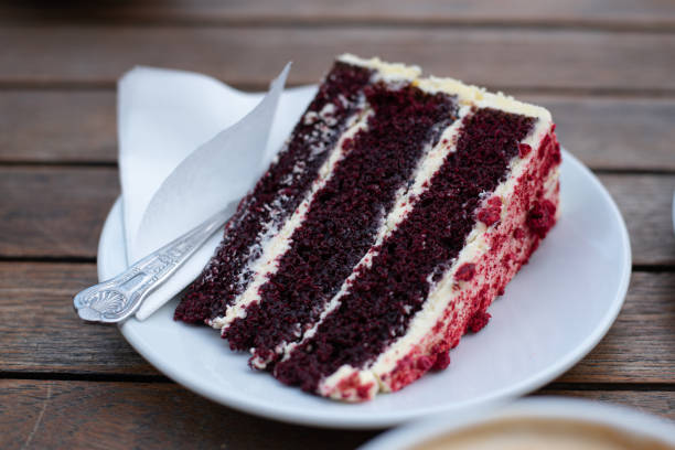 istock Delicious and tasty berry Cake on a plate 1164525020