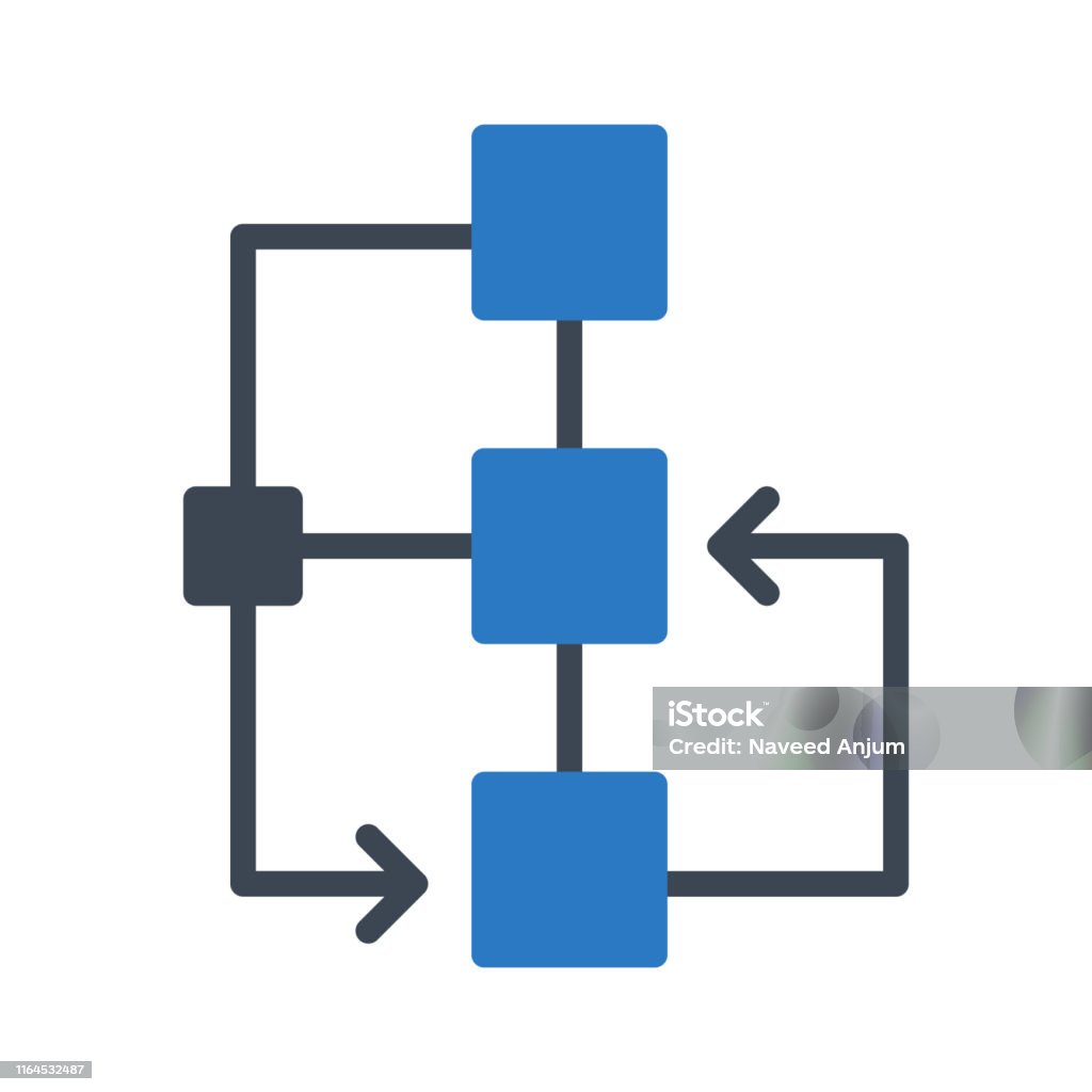 Flowchart Abstract Stock Image Landscape Flowchart Stock Illustration - Download Image Now - Flow Chart ...