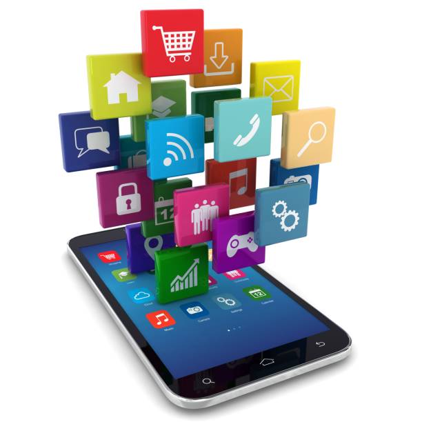 istock Social media marketing network connection mobile phone app 1164535451