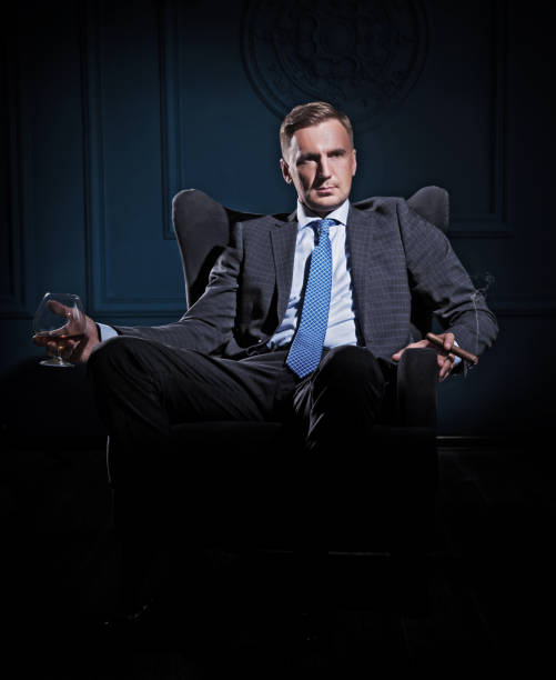 istock Businessman in the studio portrait (HDR ver) 1164540512