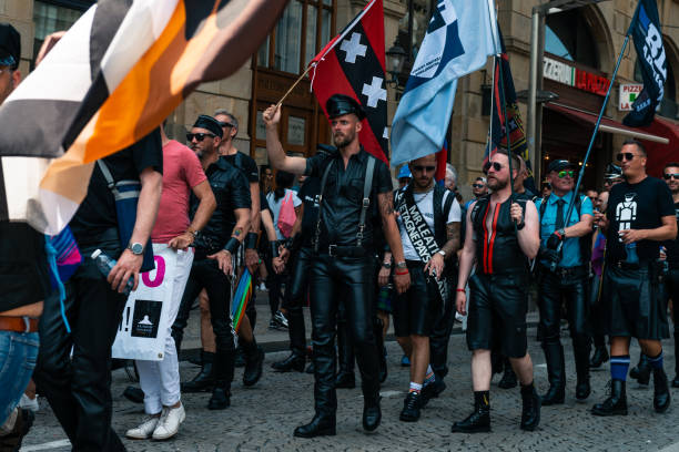 gay pride in amsterdam 2019 - city amsterdam urban scene gay parade stock-fotos und bilder