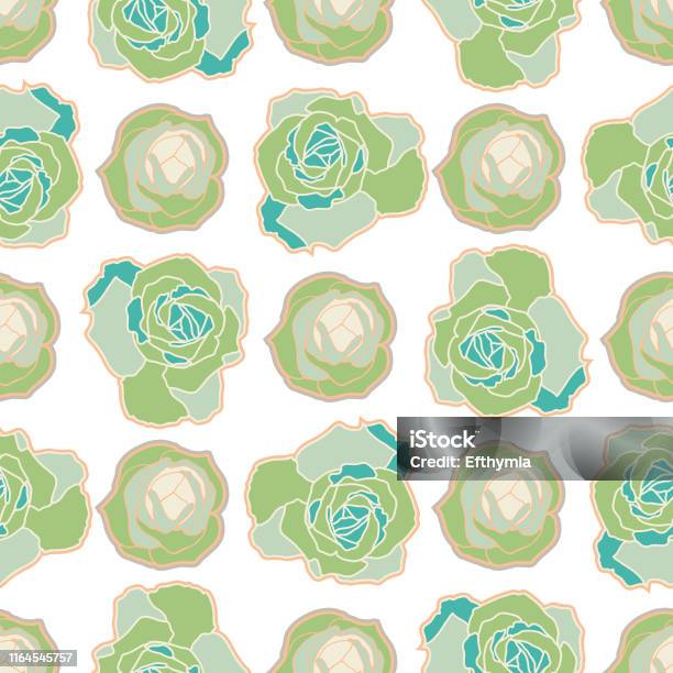 Vector Repeat Seamless Pattern With Roses Stock Illustration - Download ...