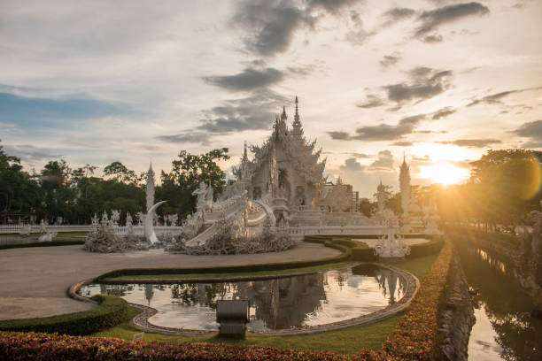 istock Rong Khun temple in Chiang Rai, Thailand 1164547395