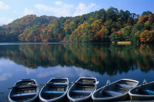 istock Lake Matsubara in Autumn 1164548683