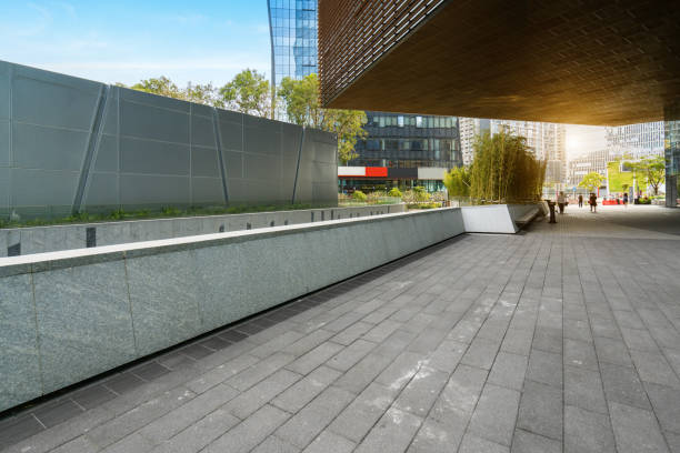 istock Empty floor and modern office building ,shenzhen,china 1164548766