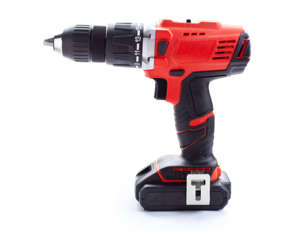 istock Battery screwdriver or drill isolated on white background 1164551553