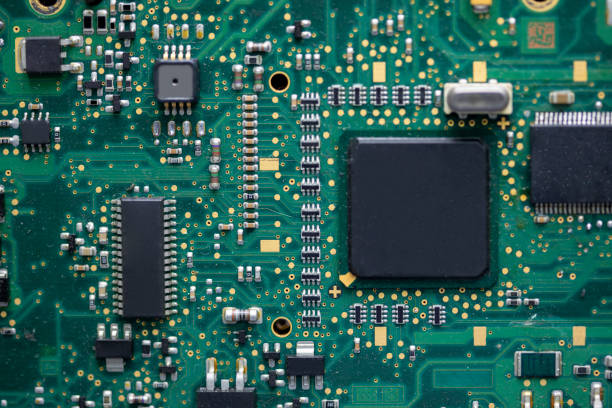 カーチップチューニング - circuit board electrical equipment technology computer chip ストックフォトと画像