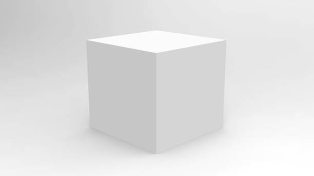 istock 3d cube box render on isolated background for product package design mockup and template 1164558794