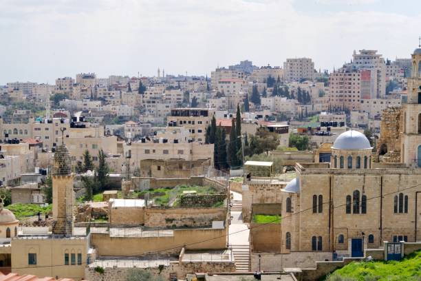 istock Traditional and new arab houses 1164564818