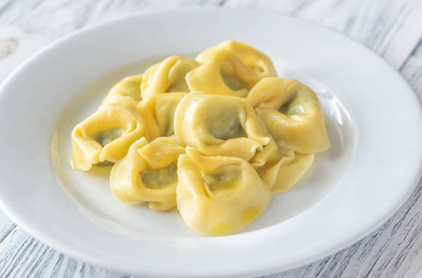 istock Portion of tortelloni stuffed with ricotta 1164565050