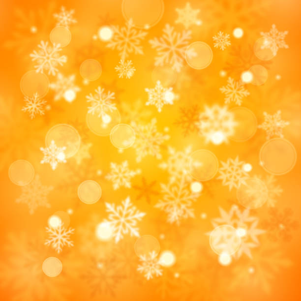 istock Christmas background of defocused snowflakes 1164566875