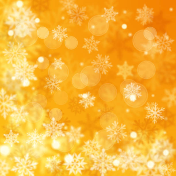 istock Christmas background of defocused snowflakes 1164567044
