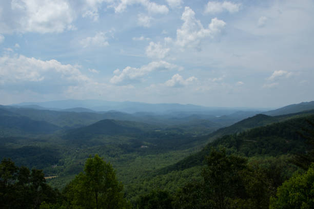 istock Mountain top overlooking the Smoky Mountains 1164570661