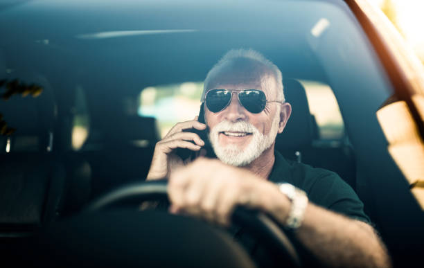 450+ Old Man Driving Front View Stock Photos, Pictures & Royalty-Free ...