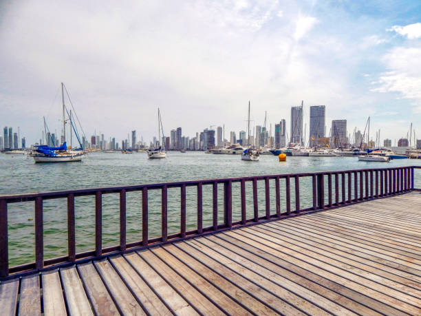 istock Cartagena Bay from a small pier 1164574076