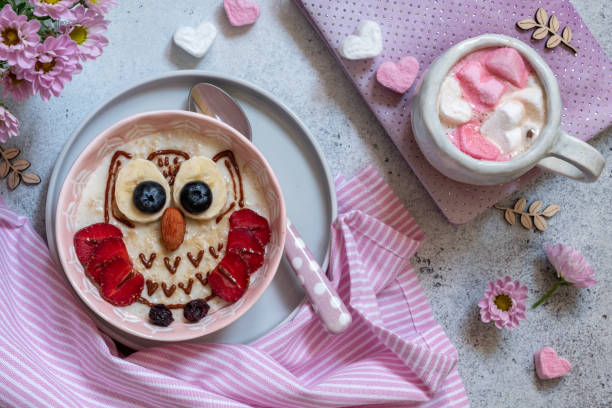 istock Kids breakfast oatmeal porridge 1164578355