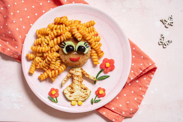 istock Funny Girl Food Face 1164578961