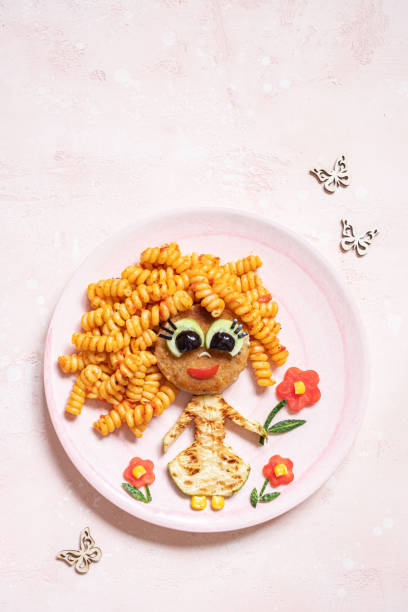 istock Funny Girl Food Face 1164578975