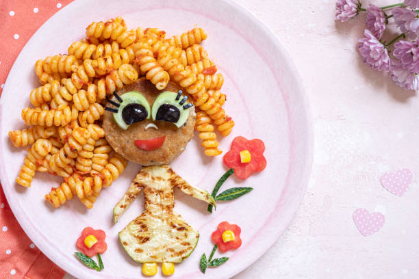 istock Funny Girl Food Face 1164579016