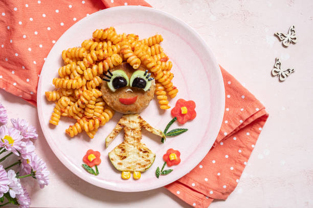 istock Funny Girl Food Face 1164579117