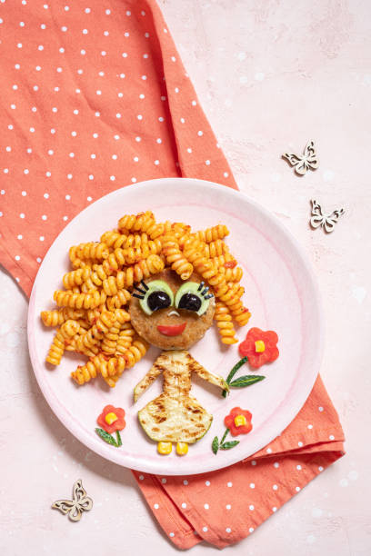 istock Funny Girl Food Face 1164579171