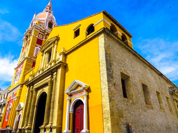 istock Catholic Cathedral in Cartagena Colombia 1164580139