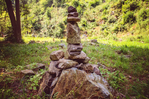 istock Rocks stones zen installation in summer nature 1164583451
