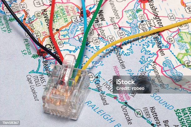 Information Super Highway Stock Photo - Download Image Now - Internet, Road Map, Cable