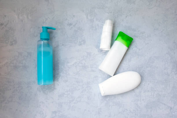 istock One blue gel is much better than the other three sun protection creams. A refreshing, rejuvenating natural cream 1164590970