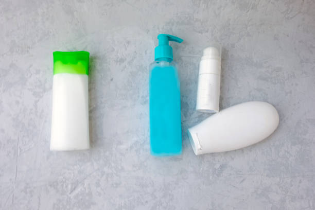 istock One cream is much better than the other three sun protection creams. A refreshing, rejuvenating natural cream 1164590979
