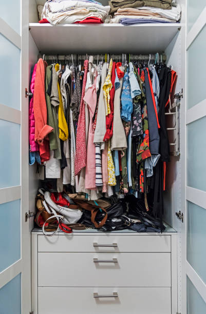 istock Wardrobe Full Of Clothes 1164592915