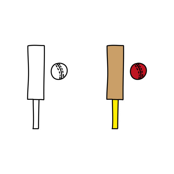 Cricket Stock Illustration - Download Image Now - Cricket Bat, Cartoon,  Cricket Ball - iStock