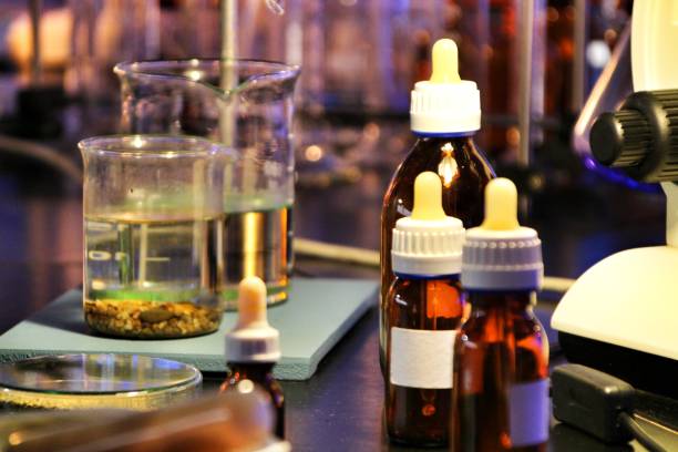 istock Test tubes and pots in a laboratory in Spain 1164600942
