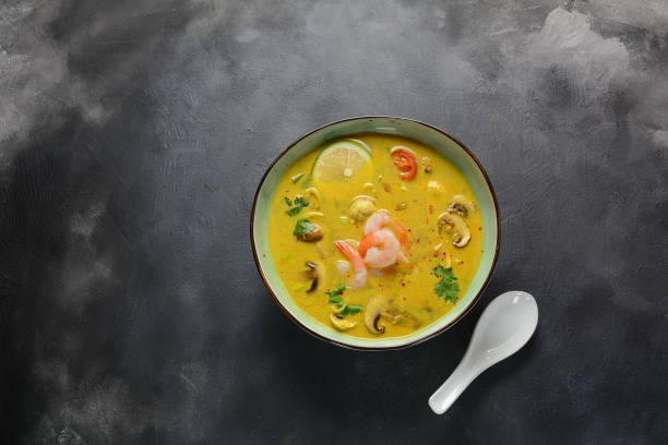 istock Tom Yam kung Spicy Thai soup 1164606510