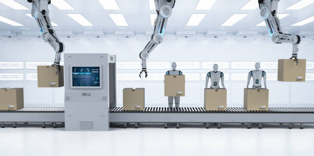 istock Automation factory concept 1164612256