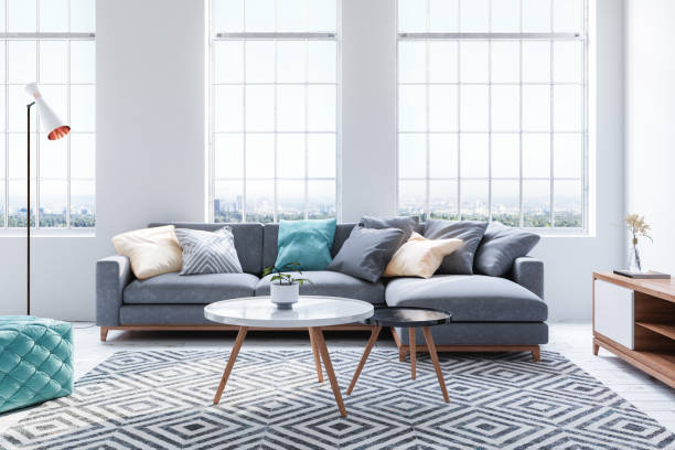 istock Scandinavian Style Modern Living Room 1164619055