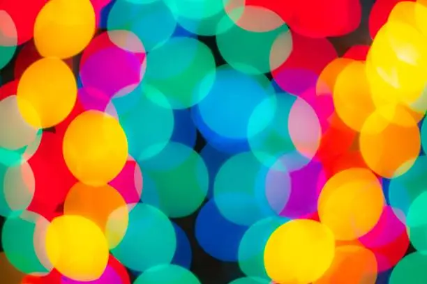 Photo of Blurred Defocused Multi Color Lights.