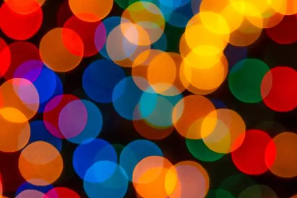 Photo of Blurred Defocused Multi Color Lights.