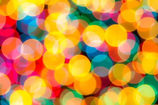 Photo of Blurred Defocused Multi Color Lights.