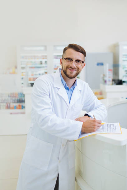istock Positive delighted brunette man posing on camera 1164653941