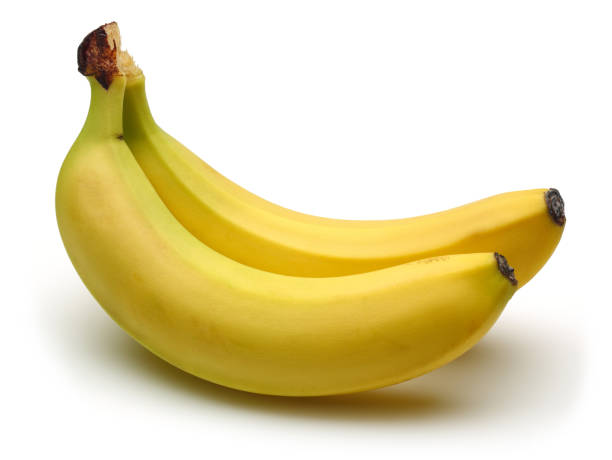 istock Bunch of ripe bananas isolated on white 1164673608