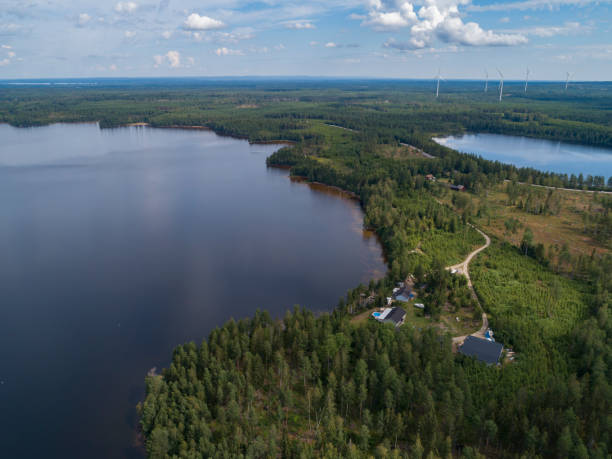 istock Aerial view of rural landscape 1164674622