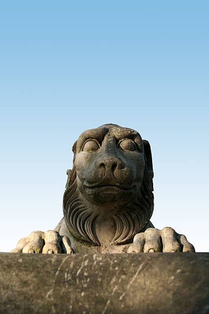 istock Statue of a gargoyle type animal 116467469