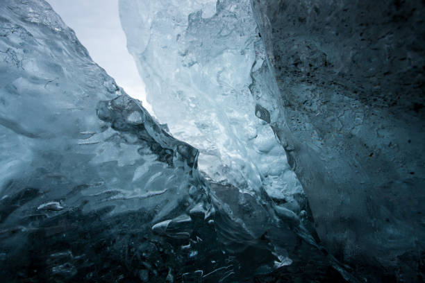istock Ice formations background. Iced wallpaper. ice close up 1164677608
