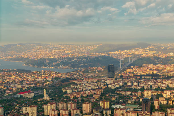 istock City view from Istanbul Sapphire skyscraper overlooking the Bosphorus before sunset, Istanbul, Turkey 1164680390