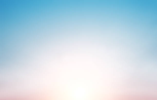 istock Cloud sky sunrise during morning background. Blue pastel heaven,soft focus lens flare sunlight. Abstract blurred white cyan gradient of peaceful nature. Open view windows beautiful summer spring 1164682188