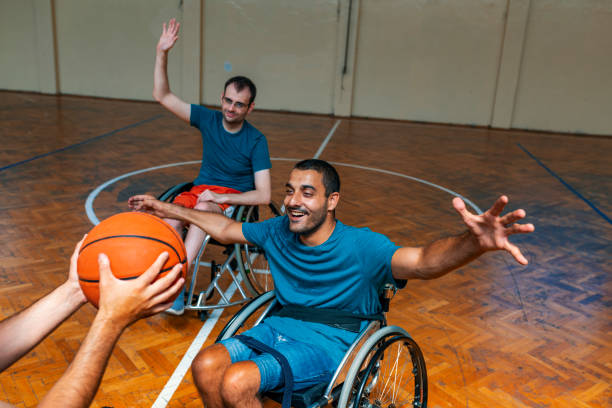 istock Wheelchair Basketball Team Playing a Friendly Match 1164682728