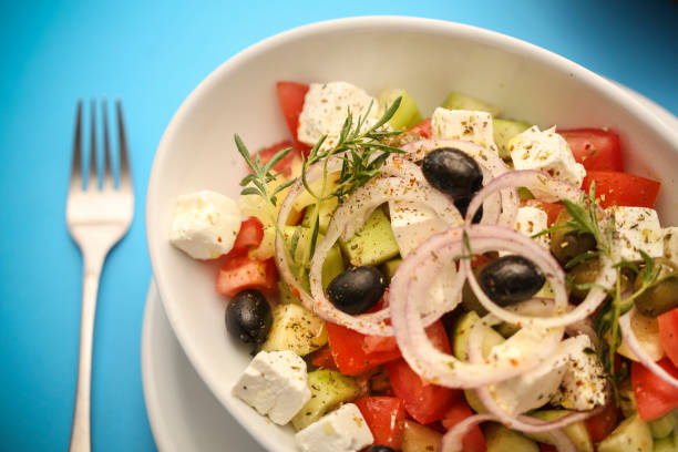 istock Delicious Greek salad 1164683766