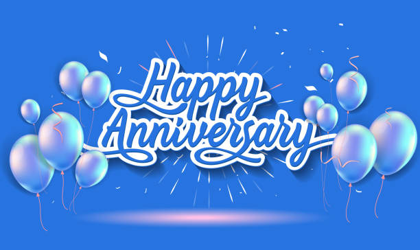 istock Happy Birthday celebration typography design for greeting card, poster or banner with realistic balloons and falling confetti. Vector illustration - Vector - Vector - Vector 1164686101