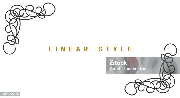 Menu Corner Design Decorative Corner Elements Vintage Vector Design Elements Invitations ...